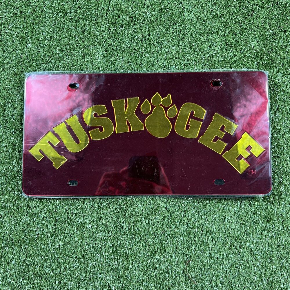 WinCraft Tuskegee Golden Tigers Arch Classic License Plate